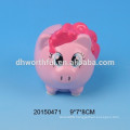 Cheapest pink pig ceramic kids banks for saving money